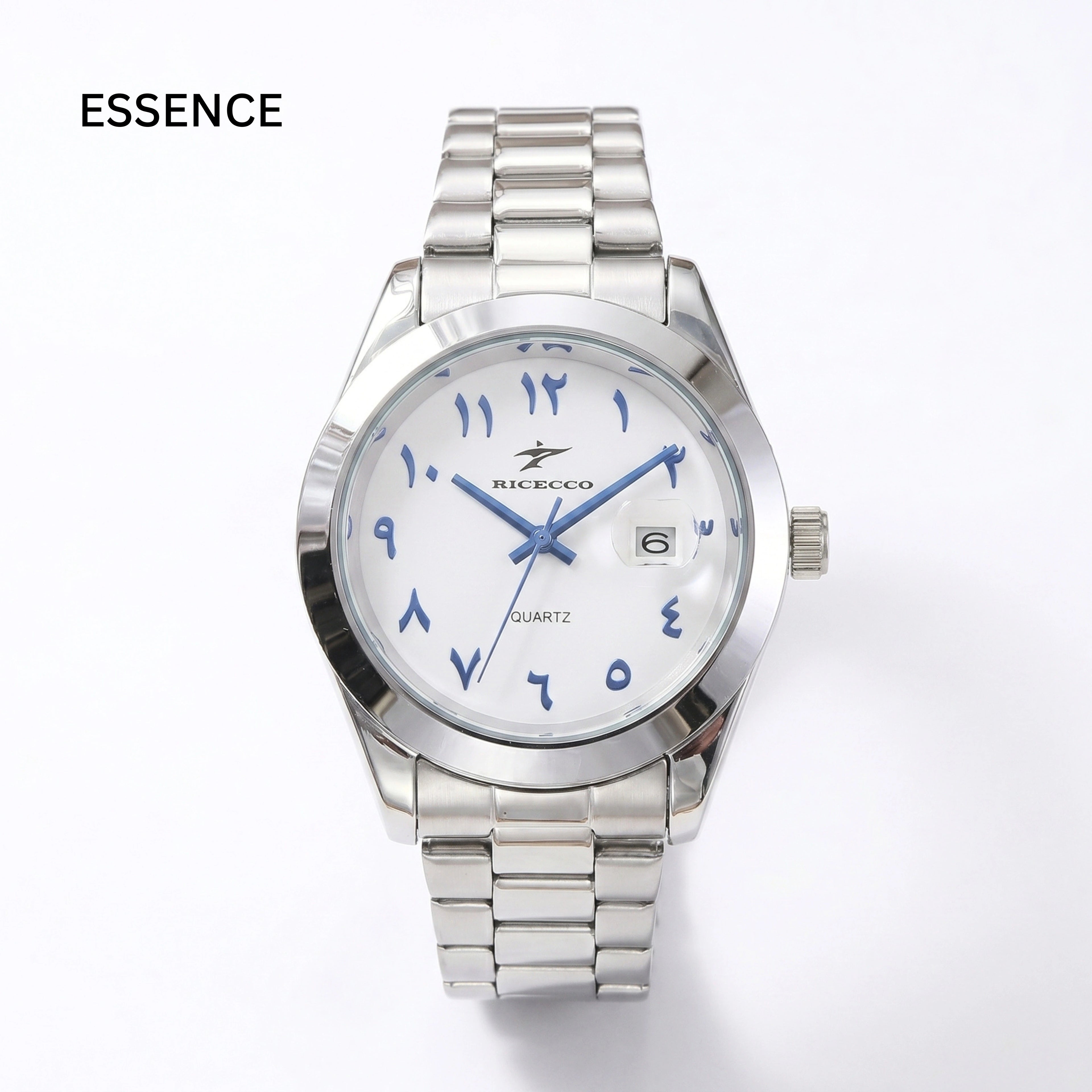 Essence™ quartz men wristwatch stainless steel