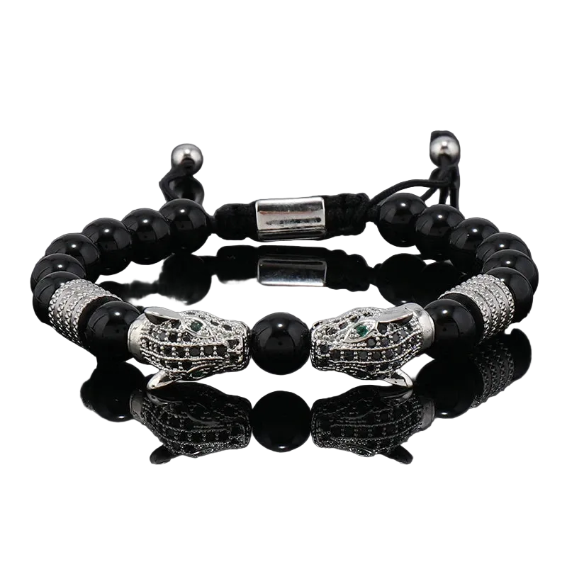 Essence™ Leopard Head Charms Bracelet